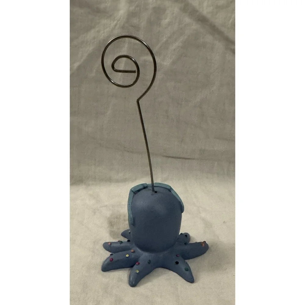 Set 7 Drink Photo Name Place Note Card Holders Animals Flamingo Pig‎ Dog Octopus